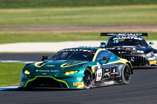 #14 - Volante Rosso Motorsport - Ross Poulakis - Alex Gardner - Aston Martin AMR Vantage GT3 l © Race Project l Daniel Kalisz | GT World Challenge Australia