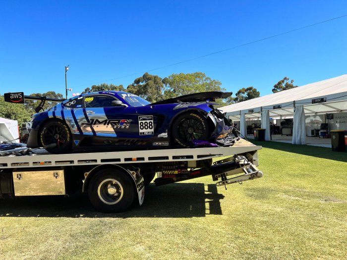 Triple Eight Race Engineering Mercedes ruled out for remainder of Adelaide weekend