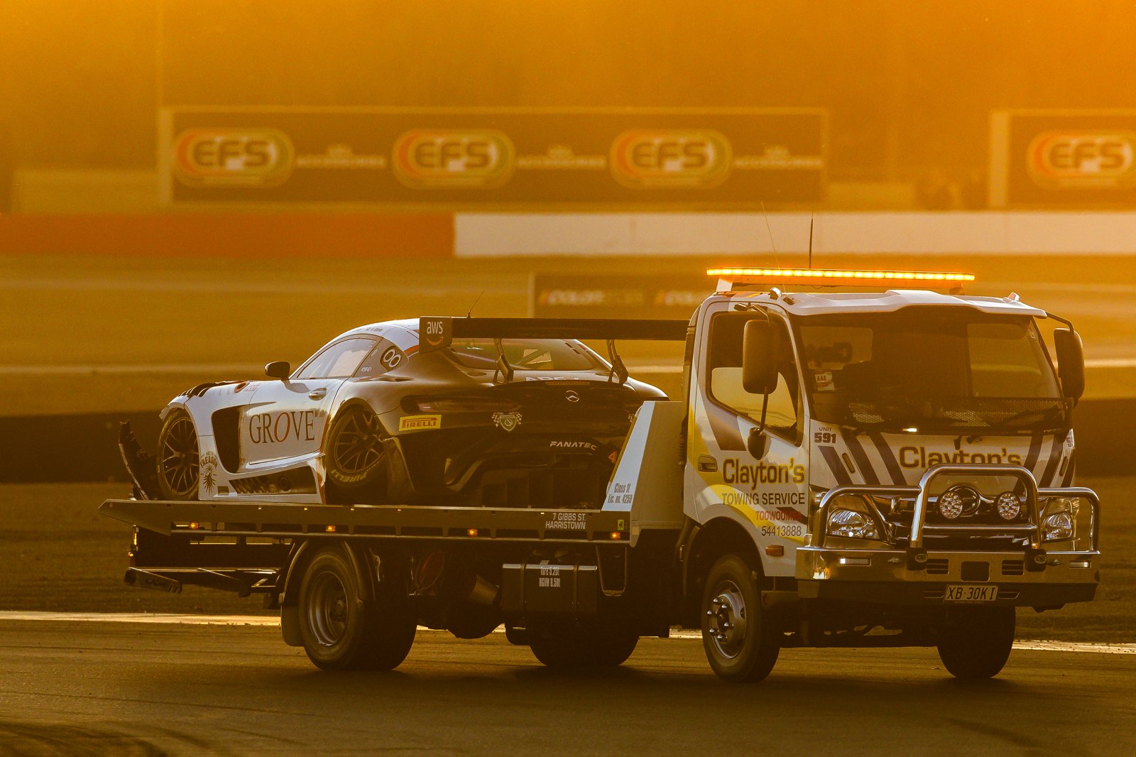 Grove Mercedes withdrawn from Sunday's Queensland GT race